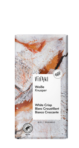 Vivani Chocolat blanc riz soufflé bio 100g